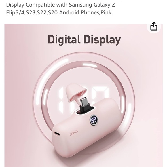 NIB Iwalk portable charger 3 colors to choose from C power bank - Picture 5 of 8